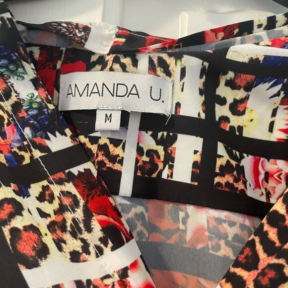 Amanda U mixed print dress - Picture 5 of 5